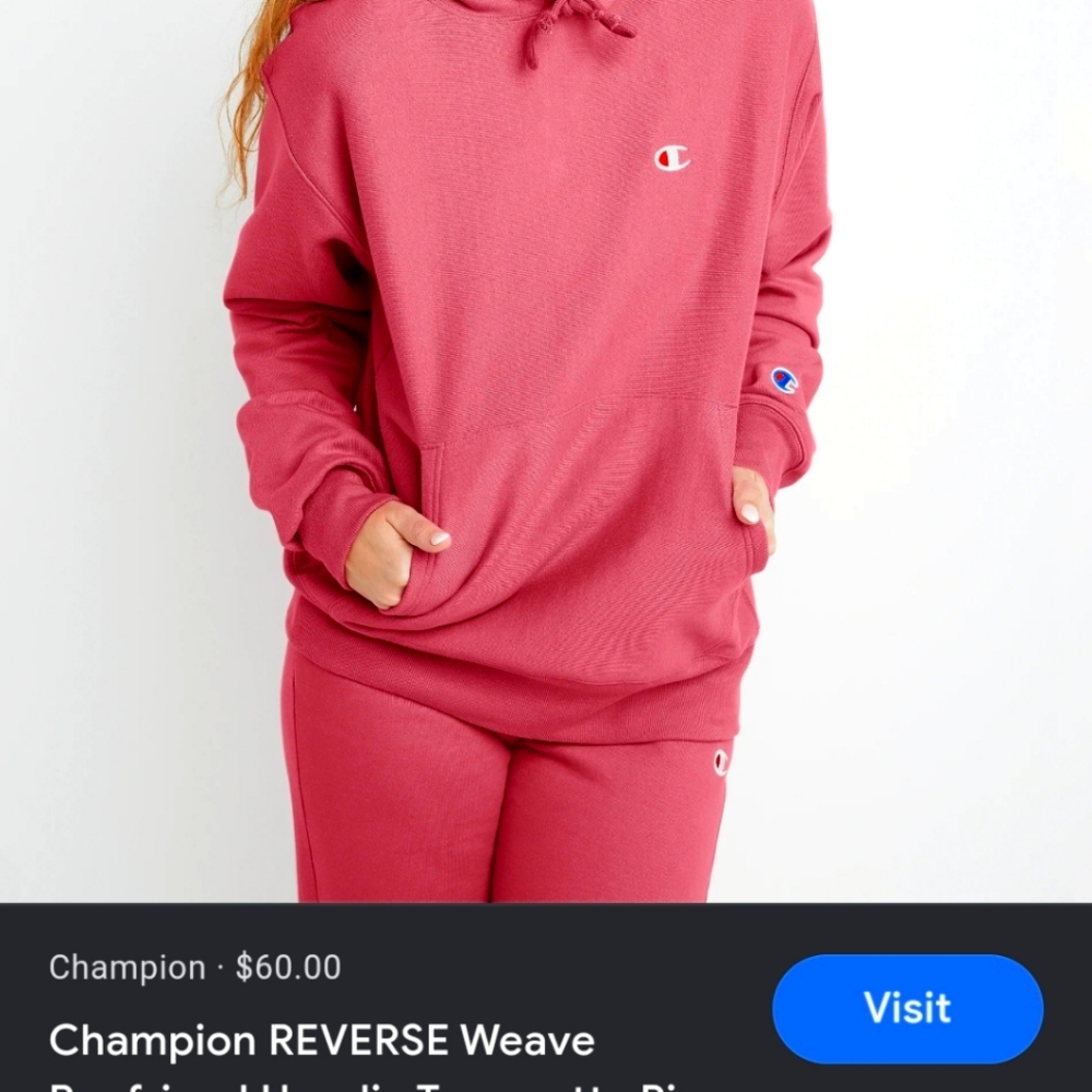 WOMENS REVERSE WEAVE BOYFRIEND HOODED SWEATSHIRT, NEVER WORN, BRAND NEW WITH TAG